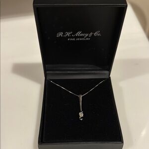 Elegant 14k Necklace with Solitaire Pendant